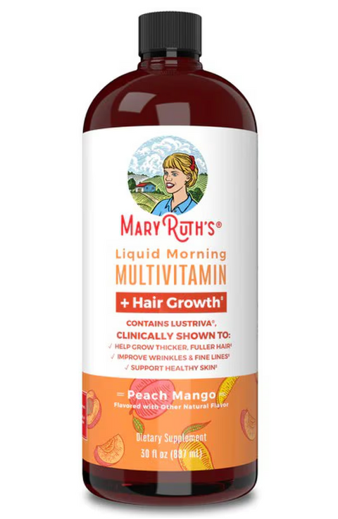 Mary Ruth's Liquid Morning Multivitamin + Hair Growth (30 oz)