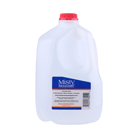 Distilled Water, 1 gal - Misty Mountain Water