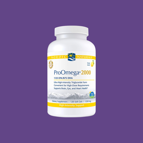 Nordic Naturals ProOmega 2000, Lemon Flavor - 2150 mg Omega-3 Soft Gels - Ultra High-Potency Fish Oil