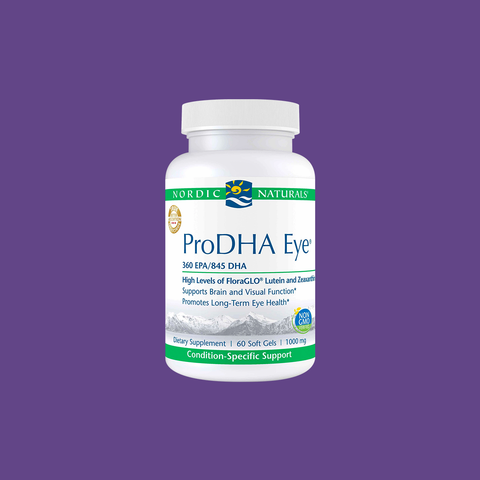 Nordic Naturals ProDHA Eye, Lemon - 60/120 Soft Gels - 1460 mg Omega-3 + FloraGLO Lutein & Zeaxanthin -