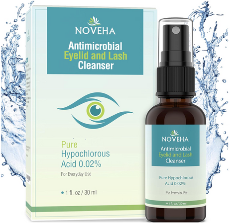 Noveha Hypochlorous Acid Eyelid and Lash Cleanser (30mL)