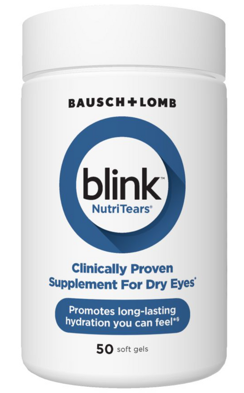 Blink NutriTears supplement for Dry Eyes (50 Softgels - 2 Mo Supply)