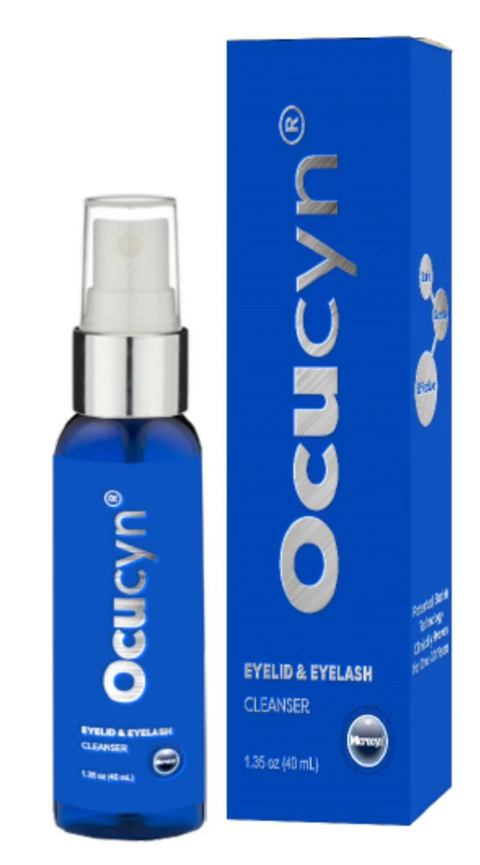 Ocucyn Eyelid and Eyelash Cleanser Hypochlorous Acid 2 oz