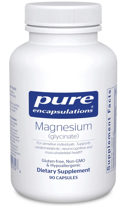 Pure Encapsulations Magnesium (Glycinate) 90ct (1-3 month supply)