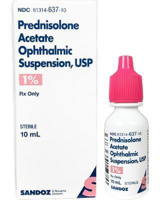 Prednisolone Acetate Ophthalmic Suspension 1%