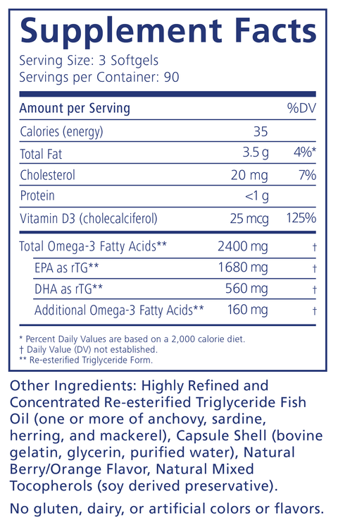 PRN Flex Omega Benefits FO3 with Vitamin D3 for Joint Health (270ct) 3-Month Supply