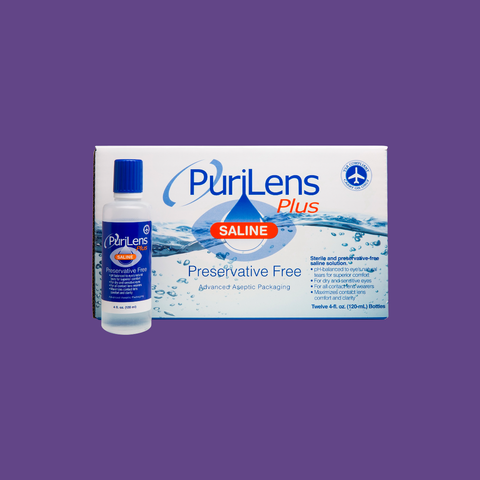 PuriLens Plus Preservative Free Saline (Multiple Sizes and Packs)