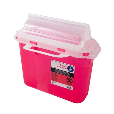 Sharps Container 5.4 Quart H-Style at Stag Medical - Eye Care, Ophthalmology and Optometric Products. Shop and save on Proparacaine, Tropicamide and More at Stag Medical & Eye Care Supply