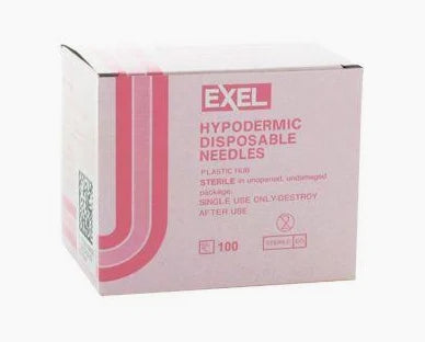 Disposable Needle, 18g x 1", 100/Box, Exel