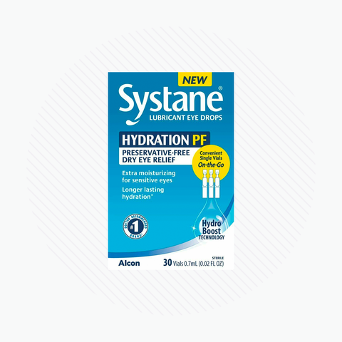 Alcon Systane Hydration Preservative-Free Lubricant Eye Drops 30ct Vials, 30 Count