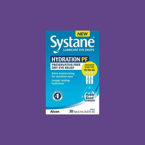 Alcon Systane Hydration Preservative-Free Lubricant Eye Drops 30ct Vials, 30 Count