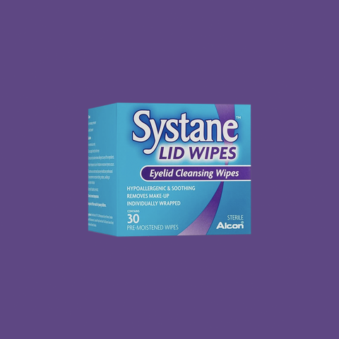 Systane Lid Wipes Eyelid Cleansing, Hypoallergenic, Make-up Remover Wipes, (30 Count)