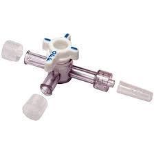 Three Way Stopcock w/ Swivel, Male Luer Lock